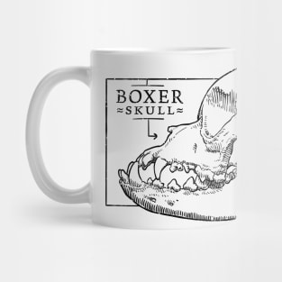 Boxer skull Mug